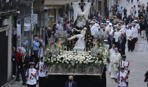 Coronación de la Virgen de las Angustias. Fotos: Jorge Meis