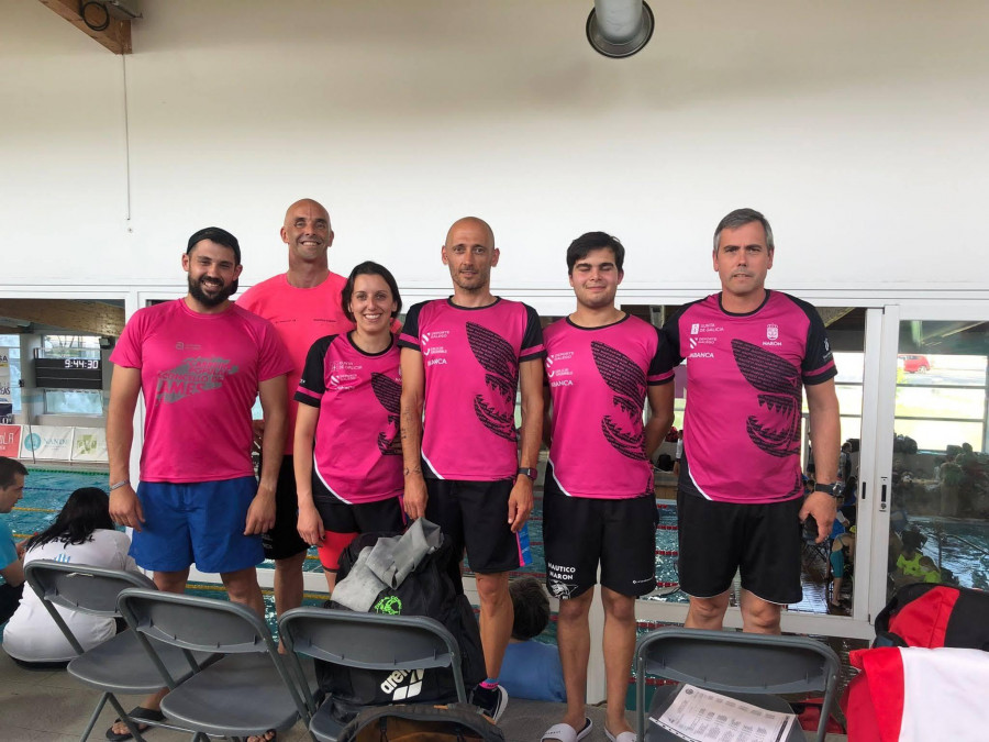 Podios para Marina, Narón y Ferrol en Ponteareas