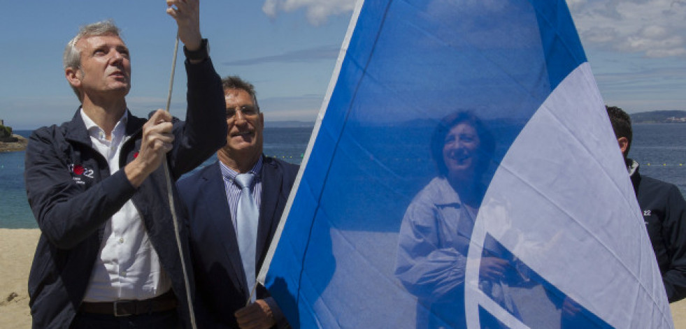 Las banderas azules de Galicia demuestran, según Rueda, la 