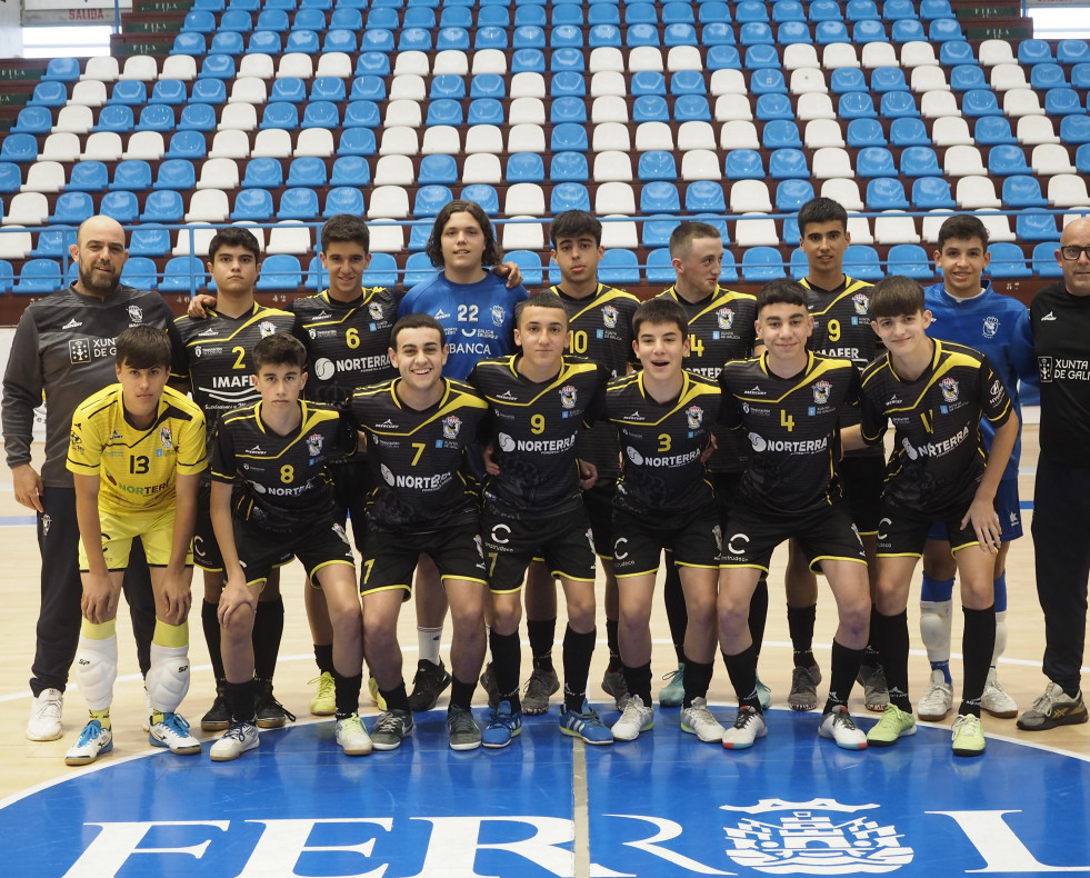 El conjunto cadete de O Parrulo se proclamó campeón de liga y de copa del grupo gallego de División de Honor  jorge meis