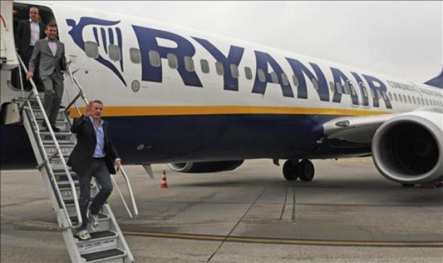 Once vuelos con retraso en Santiago en la nueva jornada de huelga de Ryanair