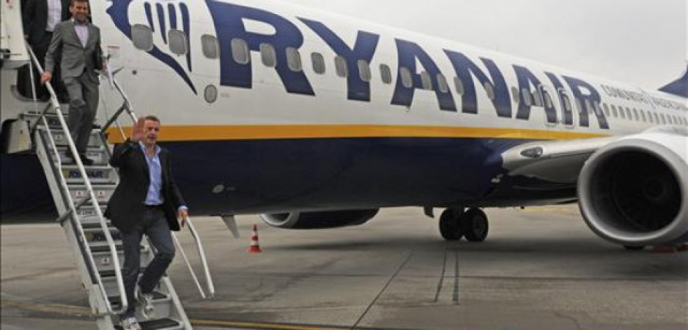 Ocho vuelos afectados en Santiago en la segunda jornada de huelga de Ryanair