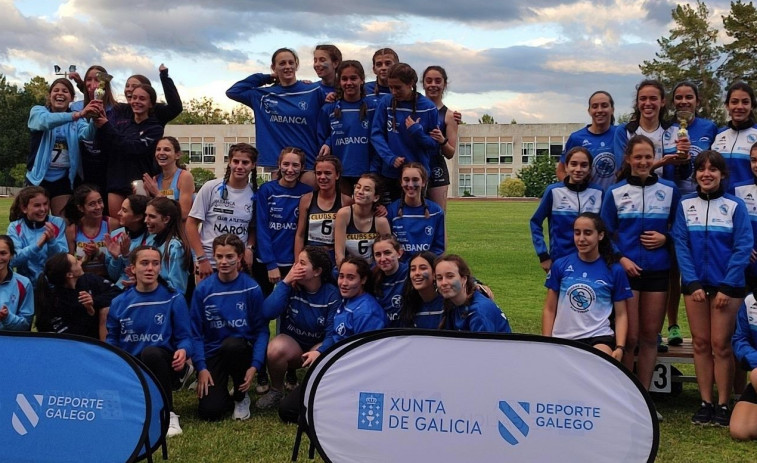 Oro y plata para Narón y Ría en el Gallego  sub 16 y sub 20