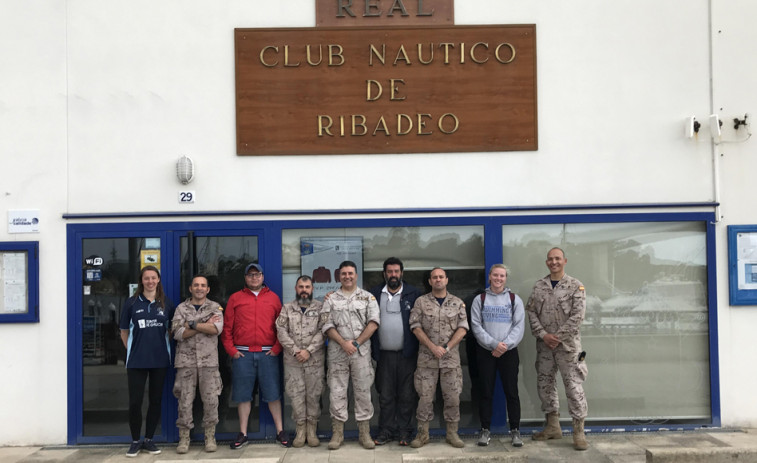 La Unidad de Buceo de Ferrol colabora en el estudio del galeón sumergido en Ribadeo