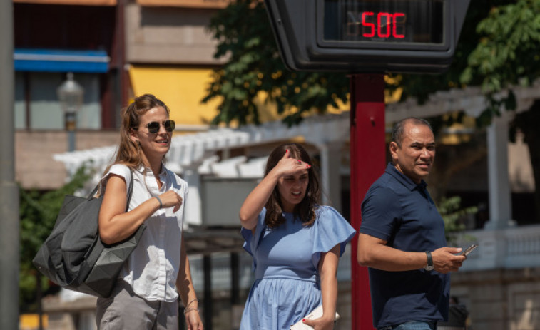 Otra noche tropical deja en Galicia mínimas por encima de los 25 grados en gran parte de la comunidad