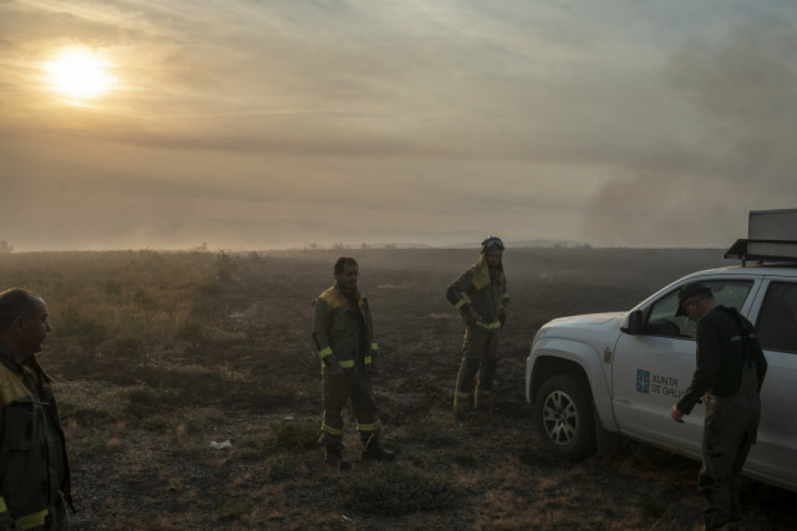 Más de 4.000 hectáreas quemadas en los incendios forestales en Galicia