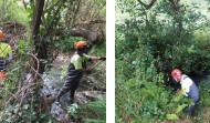 La Xunta acomete tareas de limpieza en tramos de ríos a su paso por Valdoviño y Cedeira