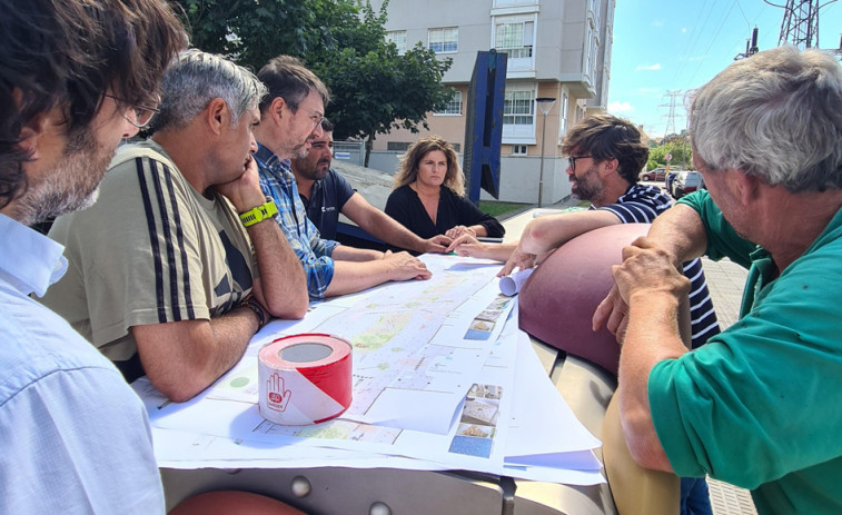 Comienzan las obras en el barrio naronés de A Solaina, que buscan su humanización