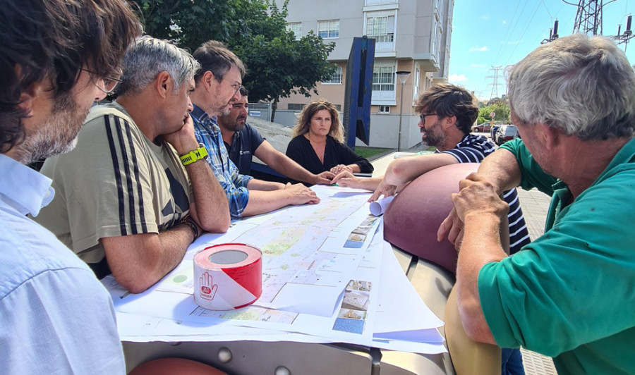 Comienzan las obras en el barrio naronés de A Solaina, que buscan su humanización