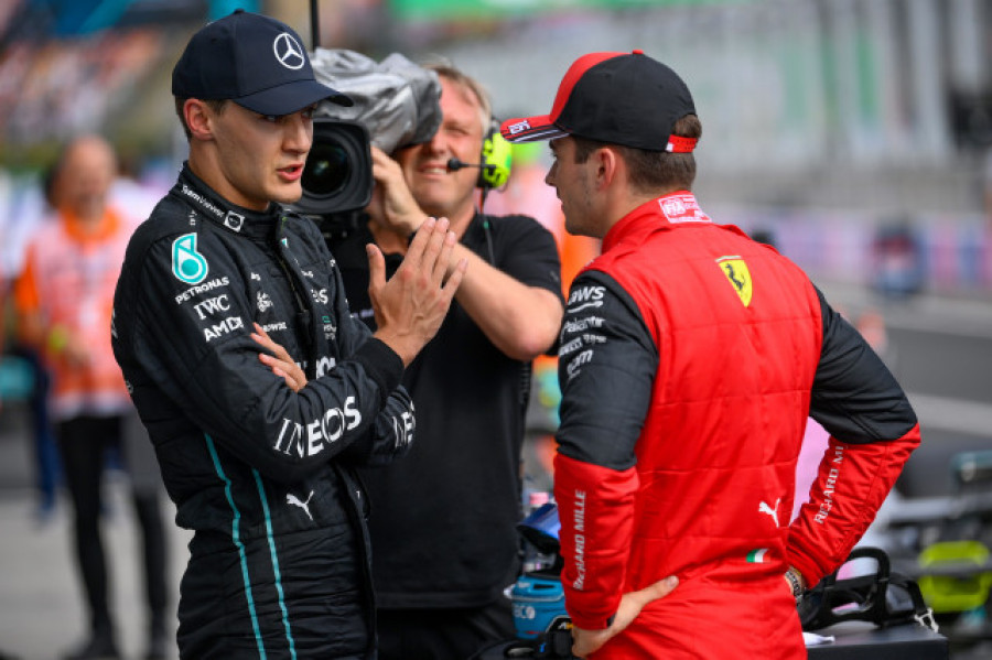 Russell saldrá primero, por delante de Sainz, en Hungaroring