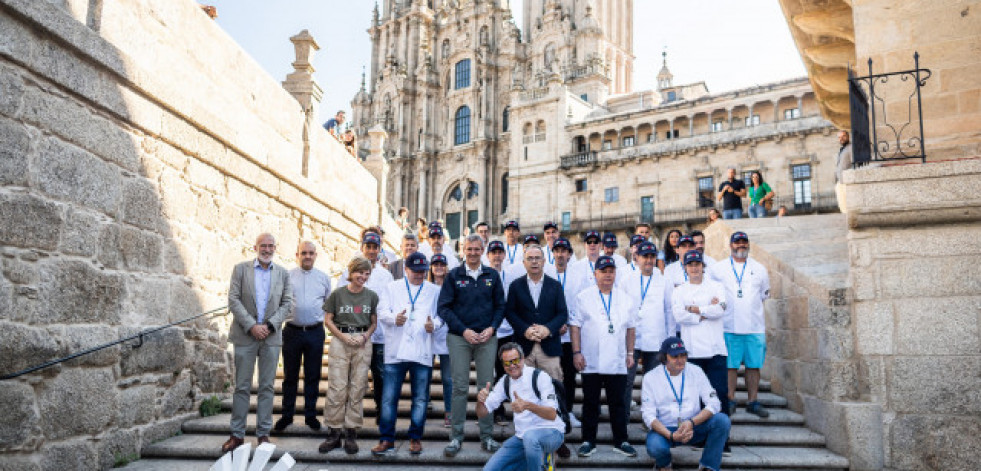 Cocineros Michelin recaudan fondos contra la esclerosis múltiple en Santiago