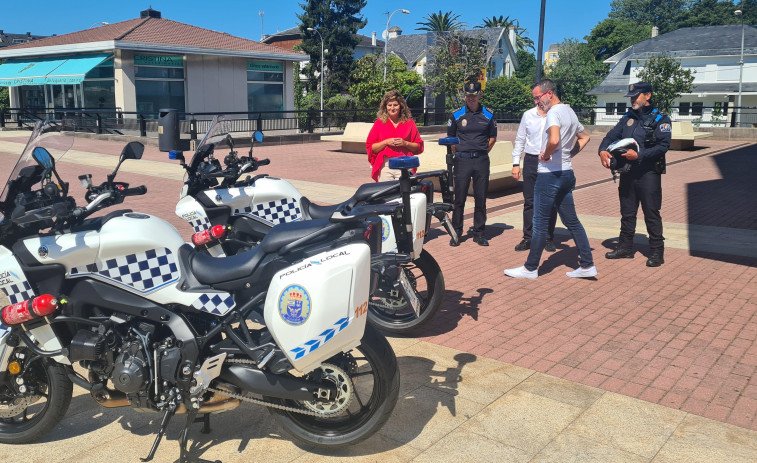 El parque móvil de la Policía Local naronesa cuenta ya  con dos nuevas motocicletas