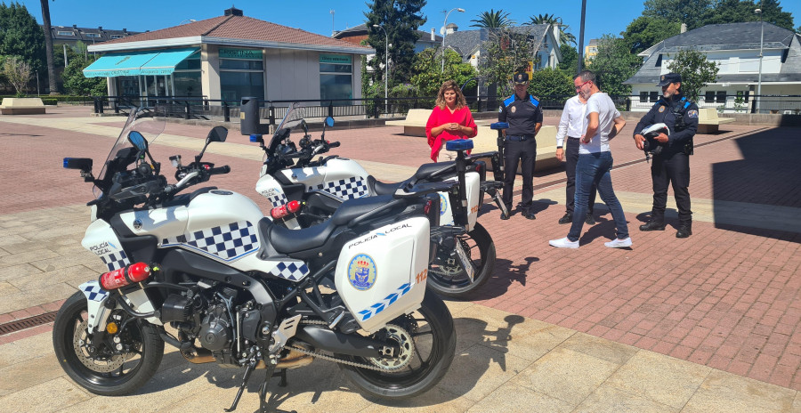 El parque móvil de la Policía Local naronesa cuenta ya  con dos nuevas motocicletas