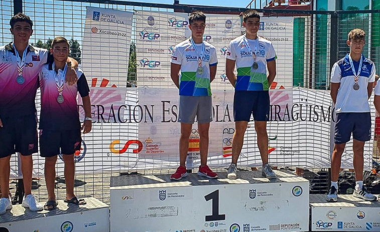 Joaquín Tenreiro y Óscar Allegue, bronce en el Nacional de promesas
