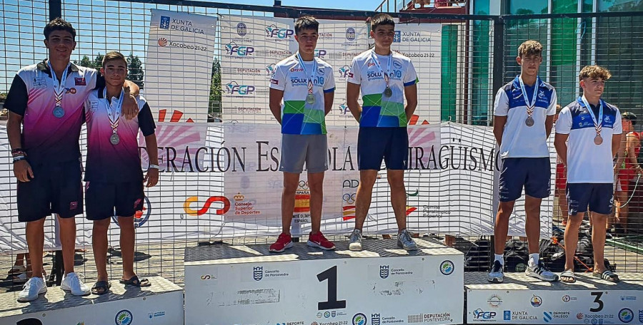 Joaquín Tenreiro y Óscar Allegue, bronce en el Nacional de promesas