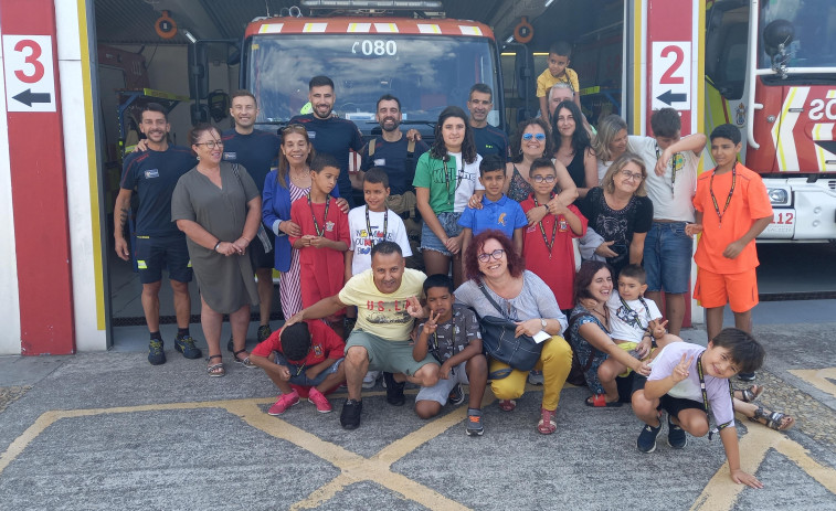 Los menores saharauis visitan las instalaciones del Speis y el circuito de NHD Adventure