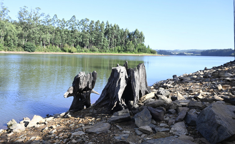 El embalse de As Forcadas está al 76% de su capacidad, su nivel más bajo en quince años