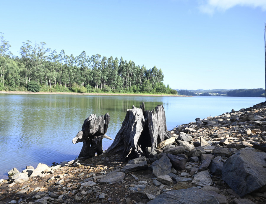 El embalse de As Forcadas está al 76% de su capacidad, su nivel más bajo en quince años