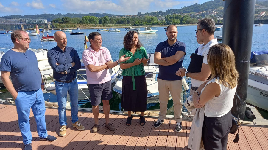 Portos invierte 244.000 euros en la renovación de los pantalanes de Pontedeume