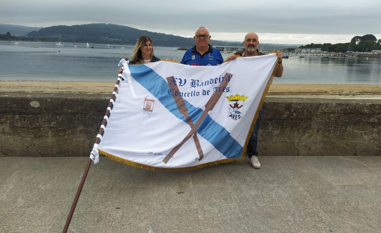 La XV Bandeira Concello de Ares, homenaje a sus remeros