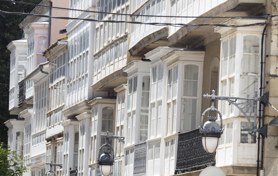 Un estudiante de arquitectura investiga la historia de las galerías de Ferrol