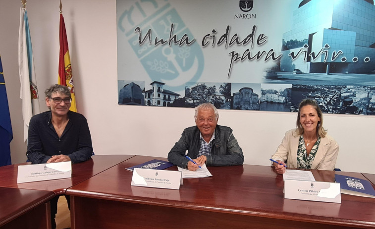 Narón renueva su colaboración con Asotrame y la Asociación de Exalcohólicos Ferrolterra