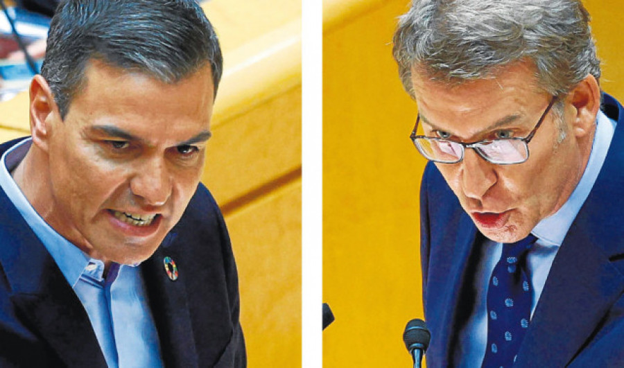 Sánchez y Feijóo certifican la imposibilidad de pactos en un debate plagado de reproches