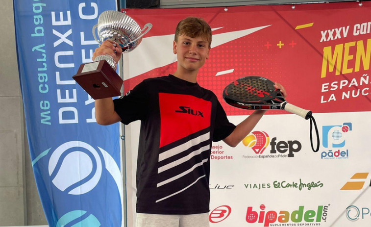 Subcampeonato estatal infantil para Iago Fuertes