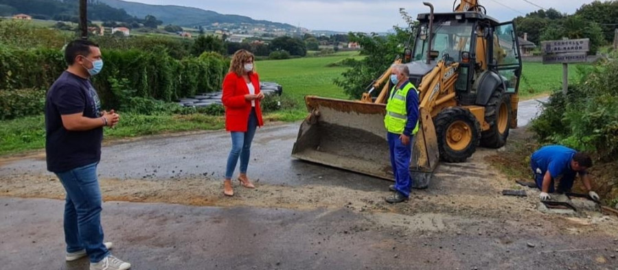 La ampliación del saneamiento en O Val y San Mateo costará cerca de 250.0000 euros