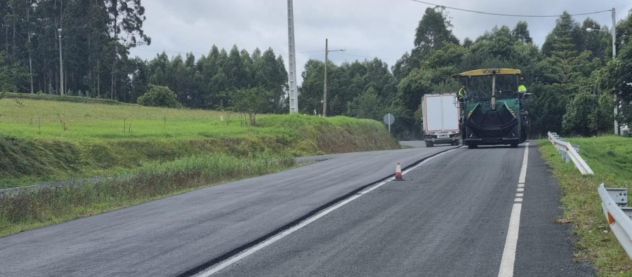 Comienzan los trabajos de la segunda fase de mejora del vial que une Valdoviño y Cerdido