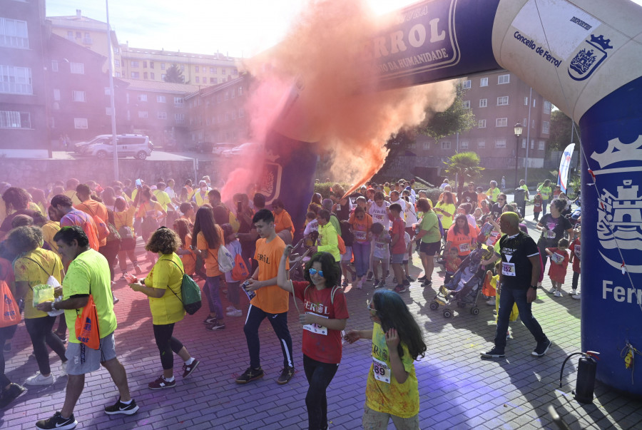 Caranza apostó por la inclusión dejando una huella de color con la celebración de su caminata solidaria