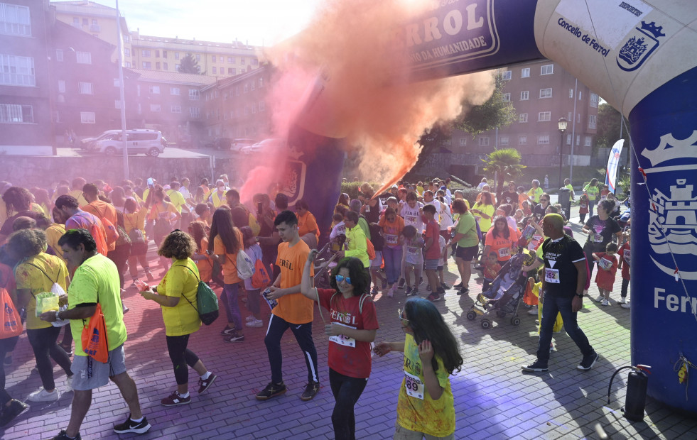 Caranza apostó por la inclusión dejando una huella de color con la celebración de su caminata solidaria