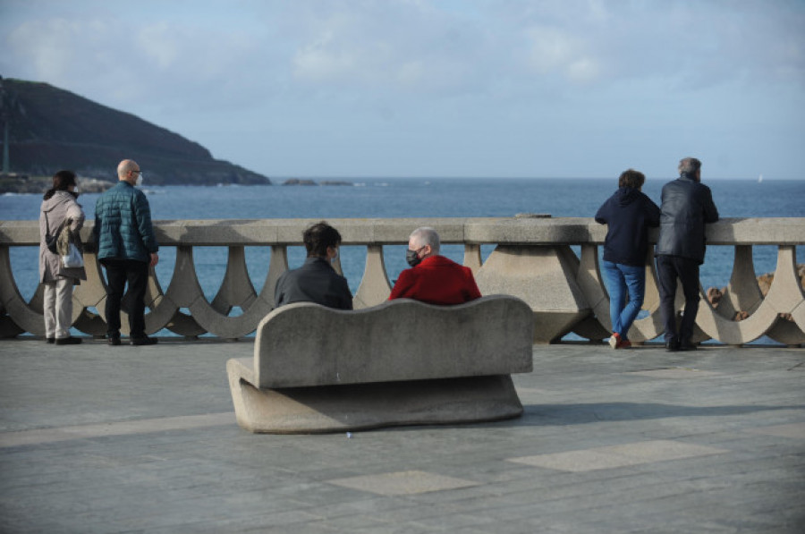 Cielos despejados el martes en Galicia y caída de temperaturas en la costa