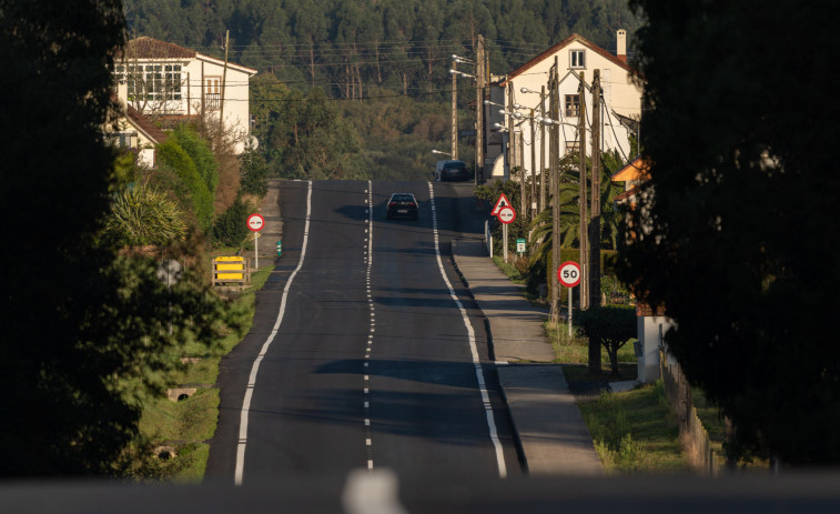 La Diputación finaliza las obras de mejora en el vial que une San Sadurniño y Valdoviño