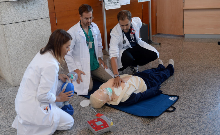 El Área Sanitaria dará este viernes talleres de reanimación cardiopulmonar en el vestíbulo del Marcide