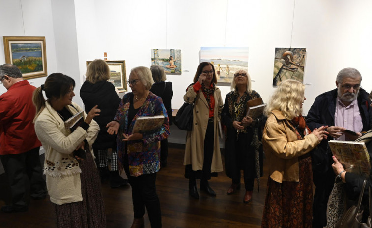 El Salón de la Mujer en la Pintura reúne en el Museo Naval la obra de unas treinta participantes
