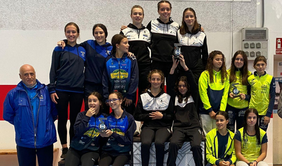 Doble bronce para el Cedeira en la cita escolar