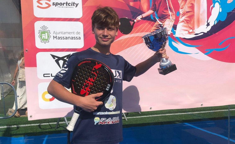 Iago Fuertes, subcampeón de Europa de edad sub 12
