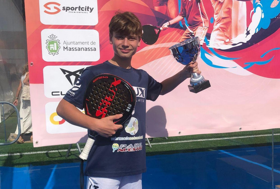 Iago Fuertes, subcampeón de Europa de edad sub 12