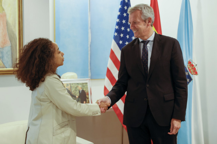 Rueda se compromete con la embajadora de Estados Unidos a reforzar la cooperación y estrechar lazos históricos