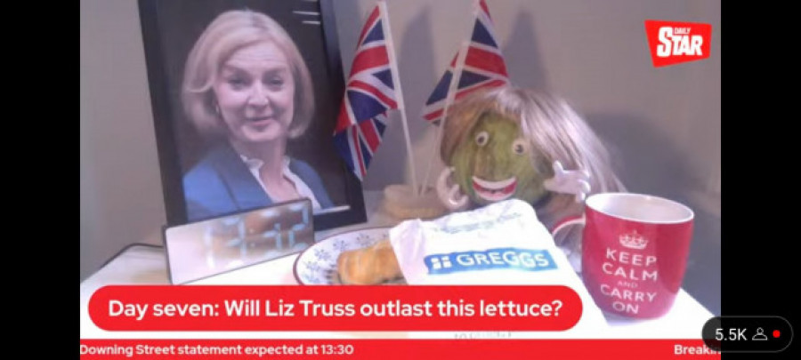 La lechuga viral que sobrevivió a Liz Truss