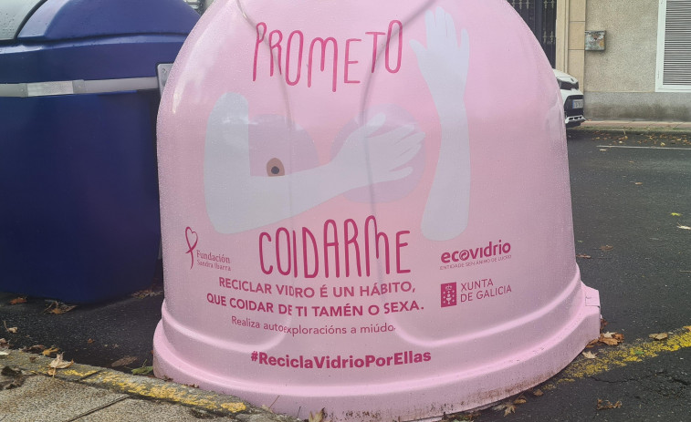 La campaña solidaria “Recicla vidro por elas” de Ecovidro llega esta semana a Narón
