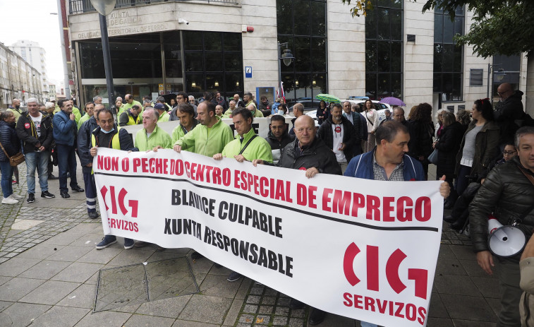 Ferrol vive una jornada de protestas con dos movilizaciones sucesivas convocadas por el sindicato CIG