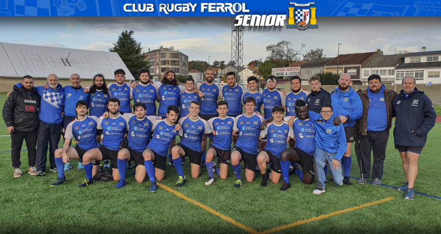 El Rugby Ferrol sigue avanzando pero sin victoria