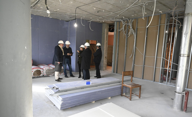 Las obras del albergue avanzan con la división de espacios e instalación eléctrica y de agua