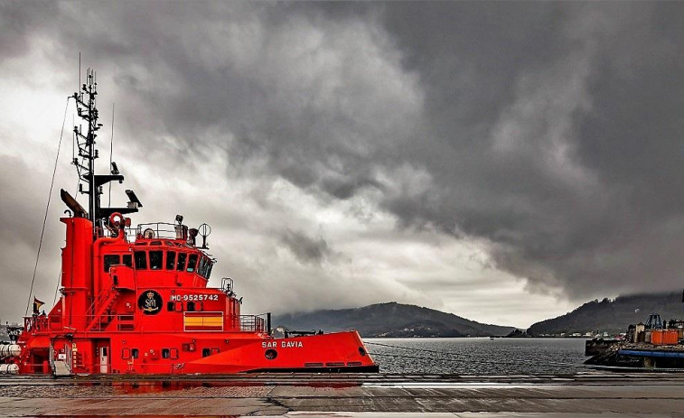 Remolcado hasta Ferrol un buque mercante que quedó a la deriva tras un fallo en su bomba de fuel