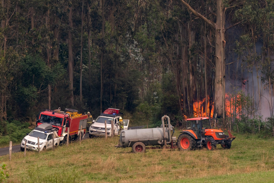 Un detenido y otros tres investigados por cinco incendios provocados en la comarca en julio