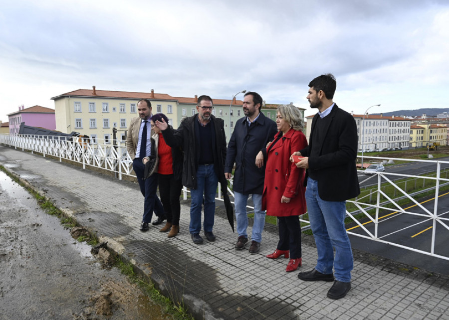 El PSOE destaca el carácter social de la obra de As Pías “que acerca a las personas”