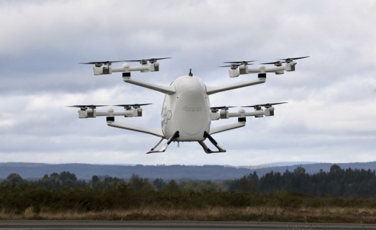 El aerotaxi español vuela en el espacio aéreo de Galicia