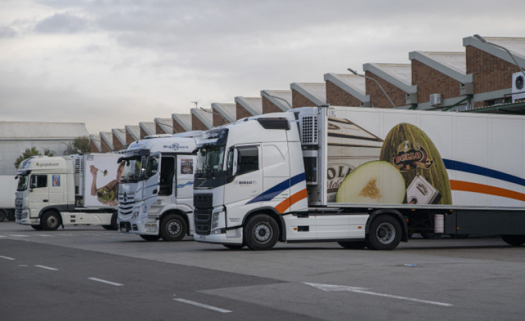 Normalidad en la cadena alimentaria en el segundo día de paro del transporte